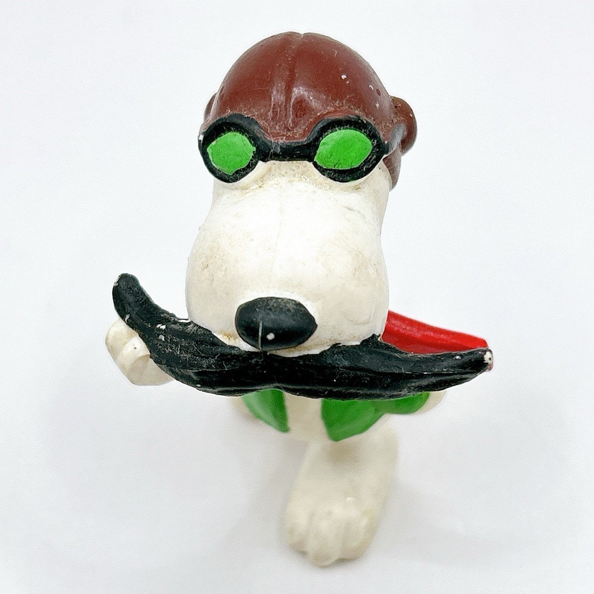 Snoopy Peanuts Flying Ace Aviator Figure World War I Pilot Vintage
