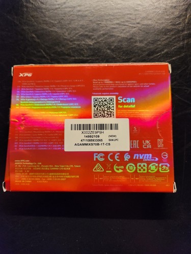 ADATA XPG 1TB GAMMIX S70 Blade - PCIe Gen4 M.2 2280 SSD - PS5 Compatible - Afbeelding 2 van 6