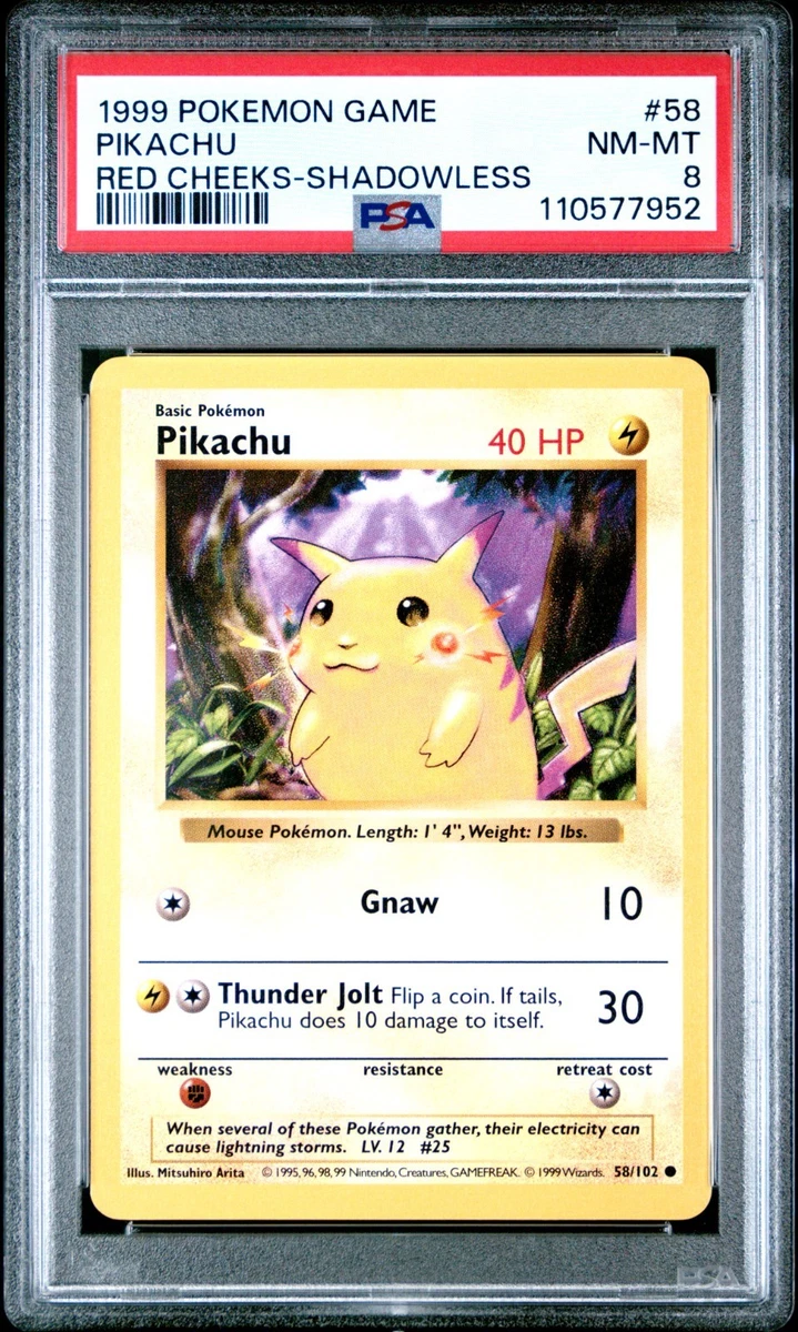 Pikachu Pokémon TCG Professional Sports Authenticator (PSA