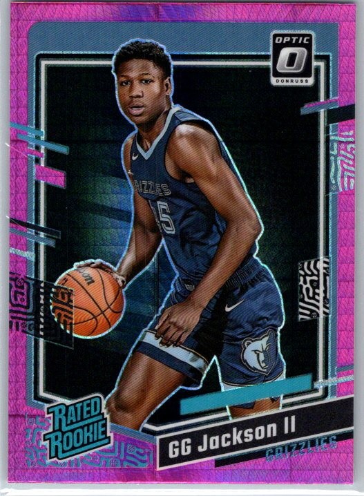 2023-24 Donruss Optic #228 GG Jackson II Hyper Pink