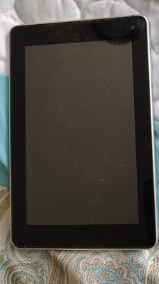T-Mobile 4G Wi-Fi Android Tablet Silver White Built-In Rear Camera