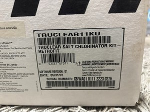 TRUCLEAR SALT CHLORINATOR KIT- RETRO Fit