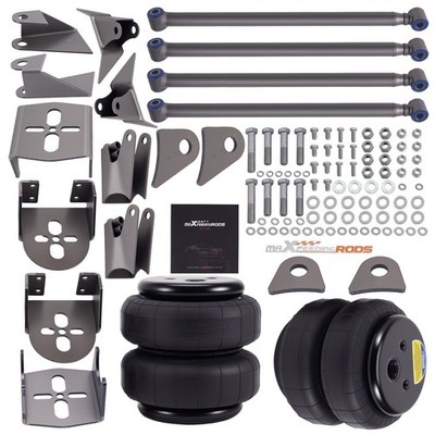 Universal Hintern Trianguliert 4 Link Kit 2500lbs Luftbalg for Pickup Trucks