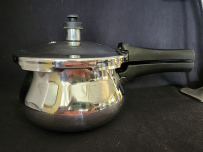 Prestige Deluxe Liter Stainless Steel Pressure Cooker With Lid