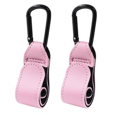 2Pcs Stroller Hooks Diaper Bag Hooks Stroller Clips for Wheelchair Shopping Cart