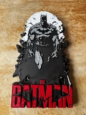 🦇 The Batman 3D Printed Sign / Plaque – Custom Fan-Made Collectible