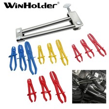 Image of Hose Clamp Set Pipe Pliers Flexible Clamping Brake Fuel Tool Coolant Hose Bar