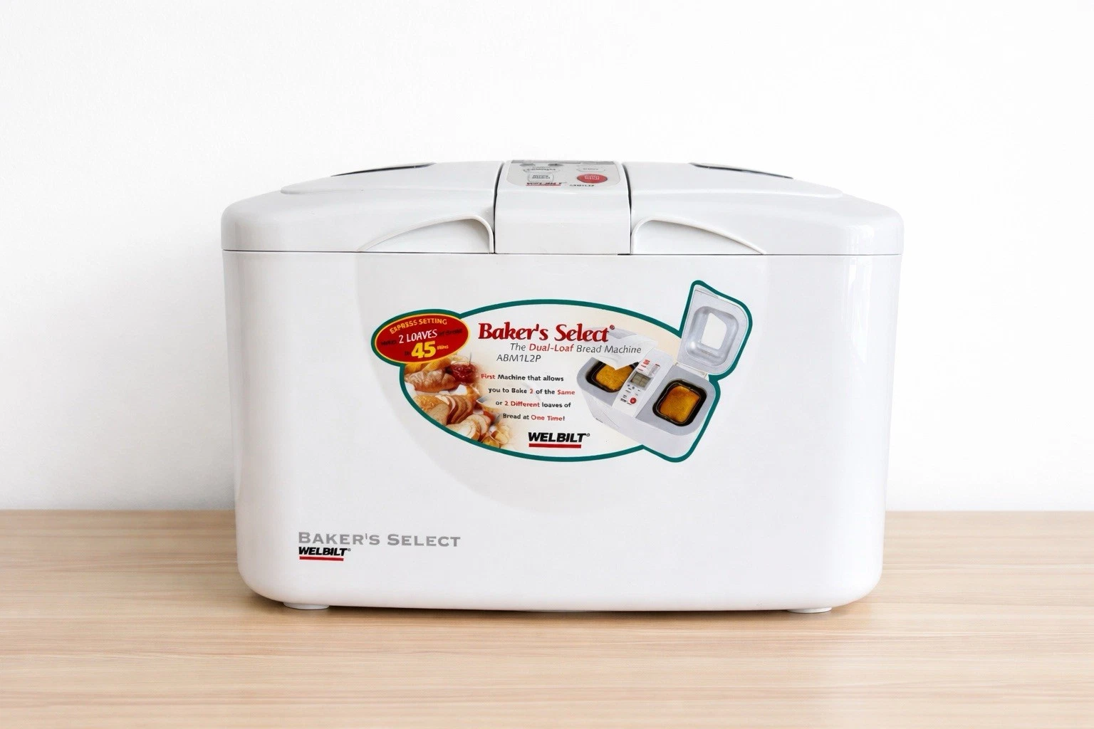 Welbilt Baker’s Select Dual Loaf Bread Machine ABM1L2P 2 Pan Tested Working