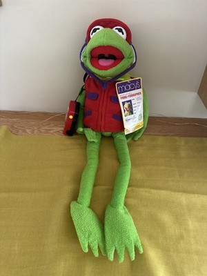 Macys Official 24'' Kermit the Frog-Tographer Plush Stuffed Animal w/ Camera NWT