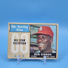 1968 Topps - Bob Gibson #378 - Sporting News All-Stars