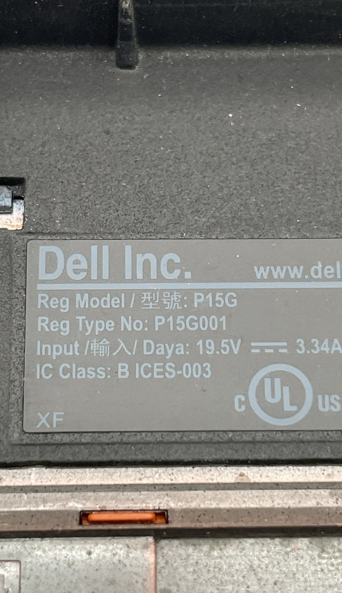 Hinges charnieres DELL LATITUDE E5510 P05F 34.EQ06.XXX 34.4EQ07.XXX