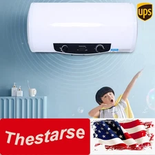 45L Wall Mounted Electric Water Heater Quick Heating Storage Tank Water Heater