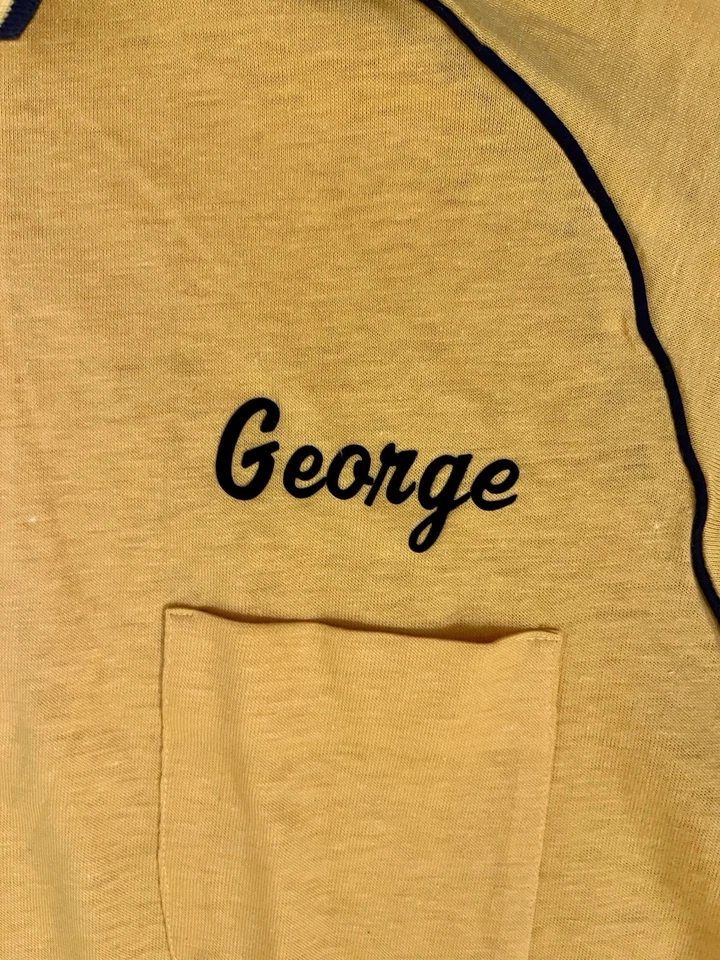 Camisa Winchester Shooting manga corta vintage talla L amarilla fresca Foto 3 de 4
