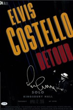 Elvis Costello Signed Autographed Detour Promo 12x18 Photo ACOA