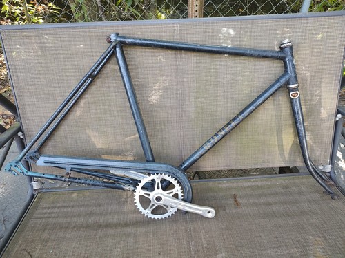 Vintage Dunelt Frame & Fork , Chain guard, Bottom Bracket, Crankset are ...