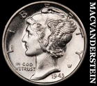 1943-S Silver Mercury Dime - Super Choice Gem Brilliant Uncirculated++++  #i1371