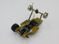 Vintage Brass Slot Car Chassis RUNS