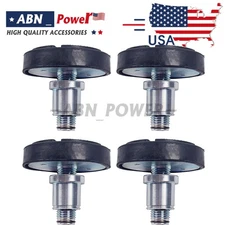 4X Shaft Dia 38mm Car Lift Rubber tray Heightening Feet Plus High Leg Pads