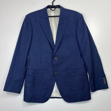 Suitsupply Napoli Blue Blazer Reda Super 110s Wool Mens Size 40