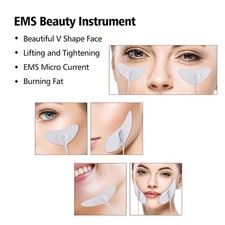 Facial Lifting Pads EMS Muscle Stimulator Electrode Pads Face Massager