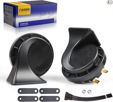 Car Horn 12V Compact Motorcycle Horn Super Loud High Low Dual Tone Dual horn