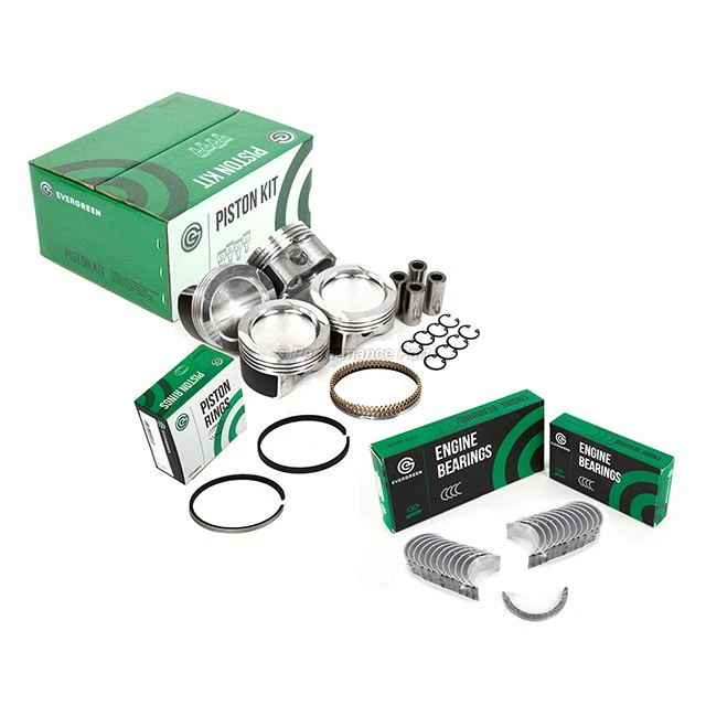 Juego completo de juntas rodamientos pistones 19 mm pasadores de muñeca aptos para Volkswagen 98-06 2,0 L Foto 3 de 4