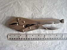 =CRAFTSMAN= USA 9" Double Curved Jaw Locking Pliers #45961