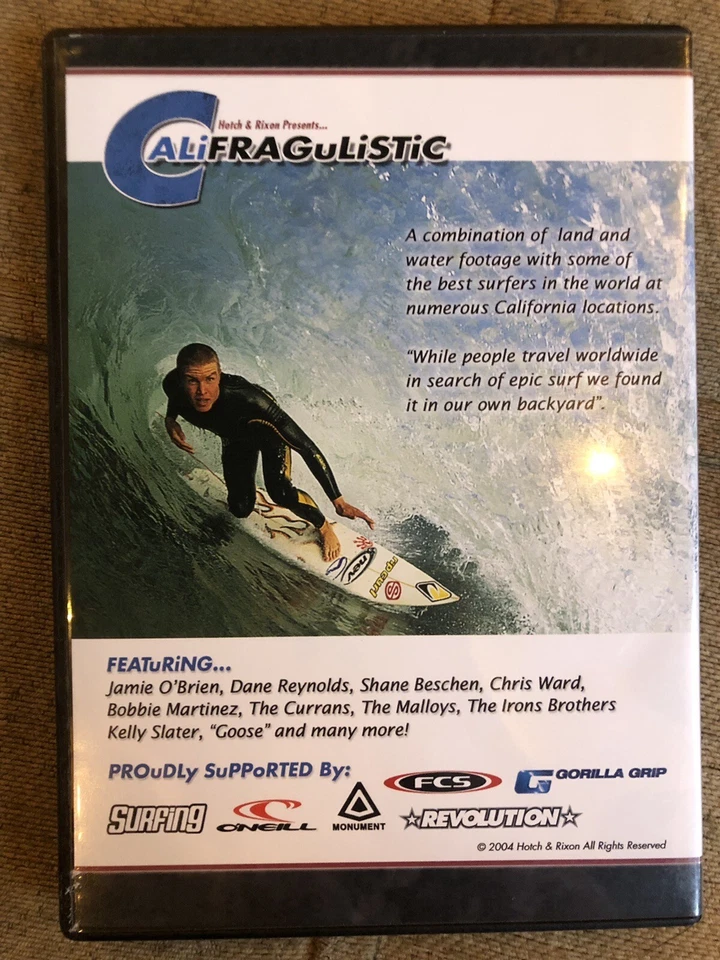Lot 3 Califragulistic California Surf Surfing Movie Dvd Foto 3 de 4