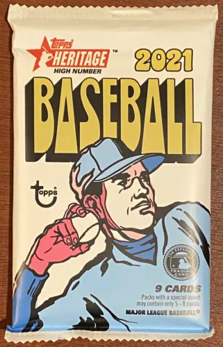 2021 topps heritage high number blaster pack sealed