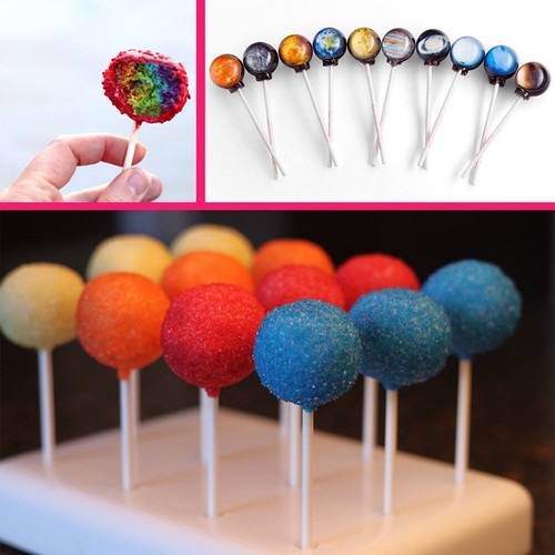 100 Pcs Cake Decorating Pop Stand Pops Hard Candy Lollipops