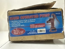CAST IRON HARBOR FREIGHT TOOLS HAND OPERATED WATER PUMP 1318 NEW OPEN BOX