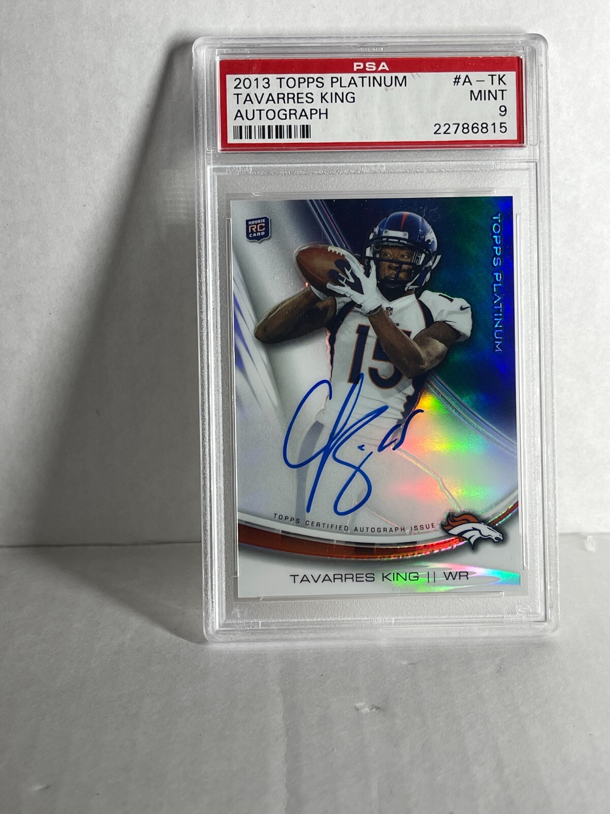 Tavarres King Topps Platinum Autograph #ATK Base