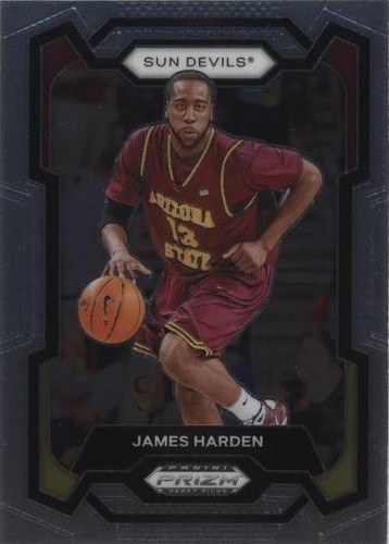 1/1 ) James Harden 2024-25 Prizm Black Base Auto Nebula One Of One 