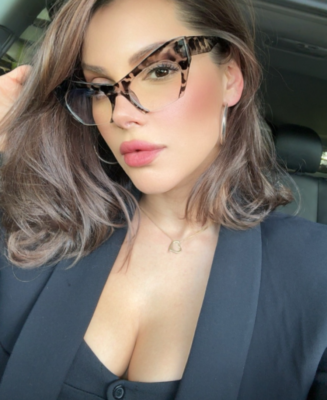 #ad Eyeglasses Cat Eye Demi quot;Rasoirquot; Glasses razor cut off lens Shadz GAFAS Fashion $4.99