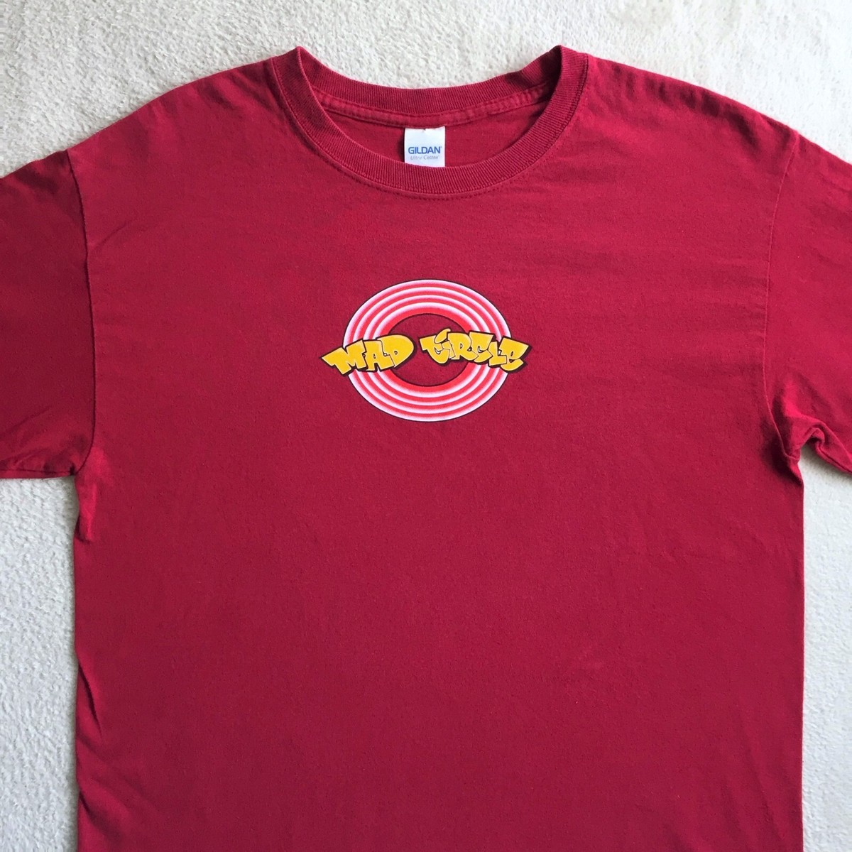 90s ONEITA Tシャツmad circle skateboard