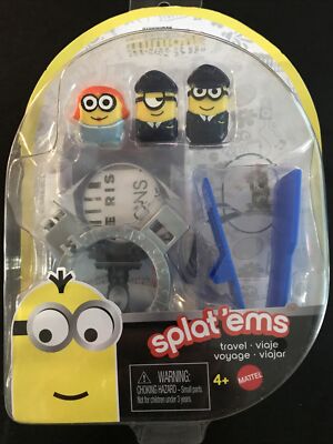 Minions The Rise of Gru Splat 'Ems Travel Figure 3pk New Age 4+