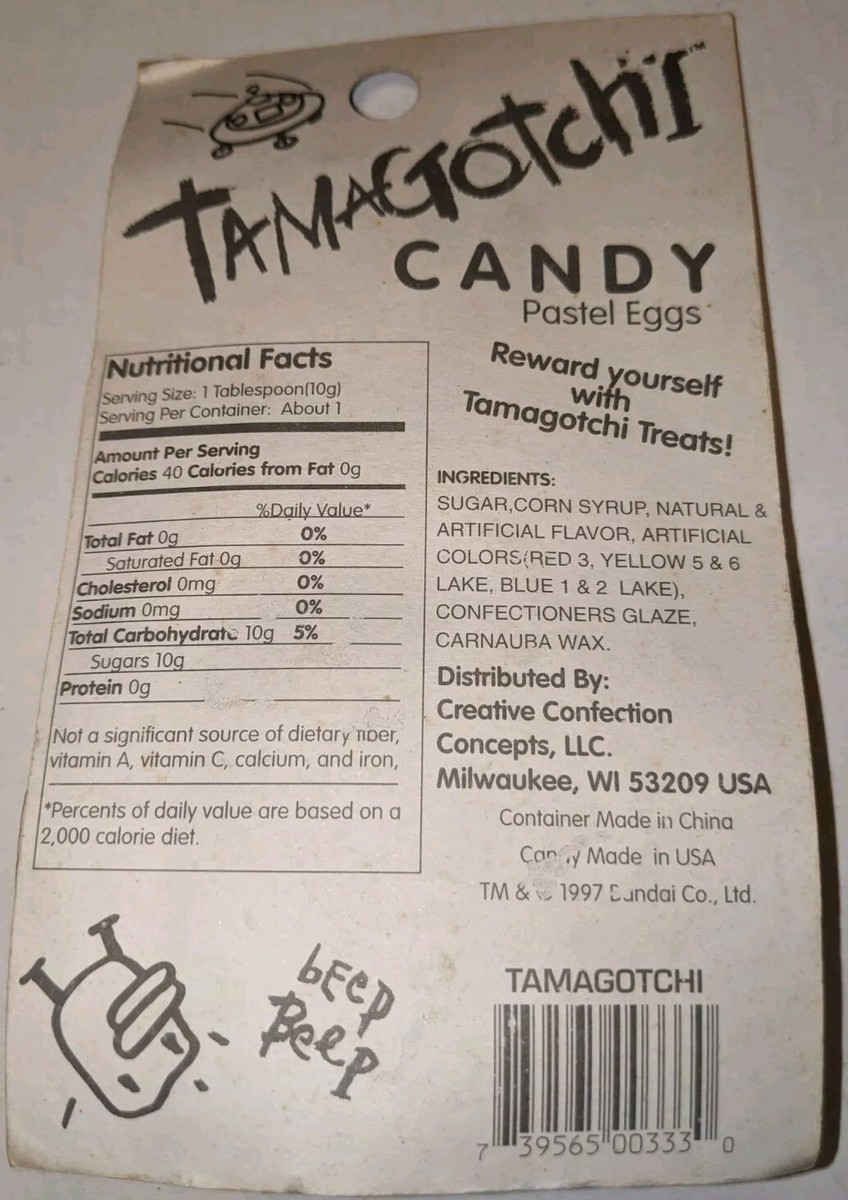 Tamagotchi Candy Tamatchi 2 Pastel Eggs X2 Tama Treats Original