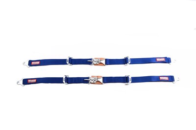 RACERDIRECT NEW PAIR 2''' LATCH & LINK LAP BELT 2 PT RACING BELT COBALT BLUE