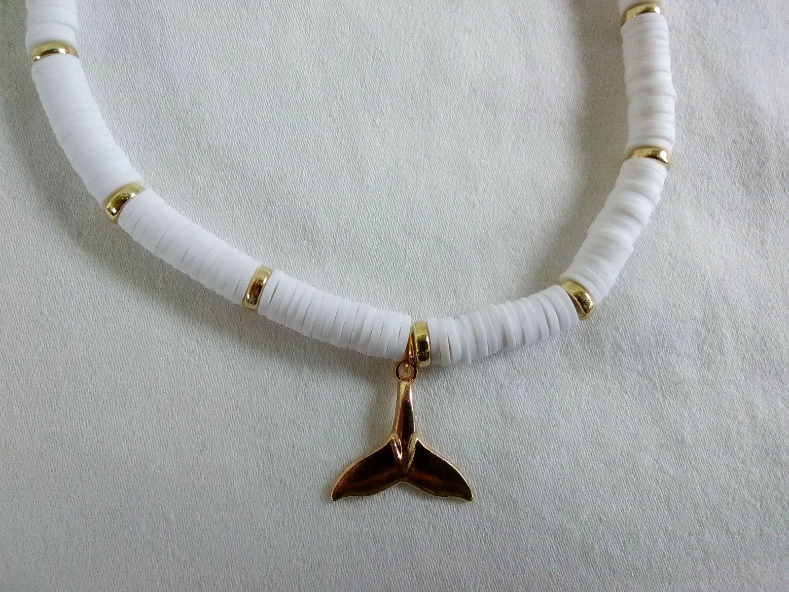 Anklet or Bracelet Heishi  Beach Barefoot 9.5-11