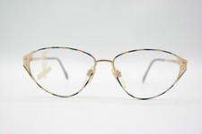 Vintage Joop 318 Gold Multicolored Oval Glasses Eyeglass Frame NOS