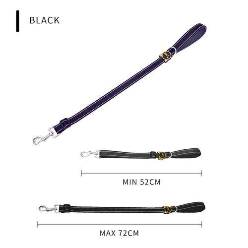 30/60/90cm Adjustable Short Dog Leash Lead with Handle Training Reflective Pet - Picture 41 of 41