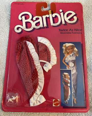 Vintage Mattel, 1984 -Barbie, Twice as Nice Reversible Fashion #4821 -New