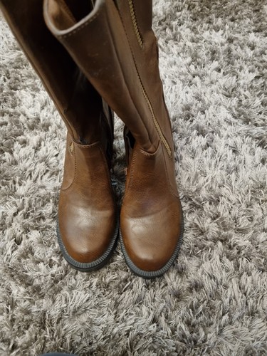 Stivali Firetrap in pelle marrone - Foto 3 di 6