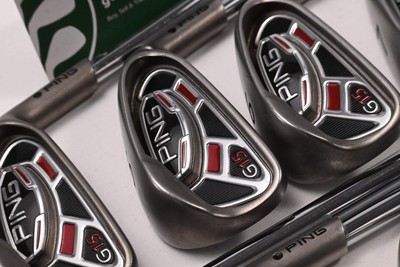 Ping G15 Eisen / 4-PW+SW / Black Dot / Regular Flex Ping AWT Schäfte