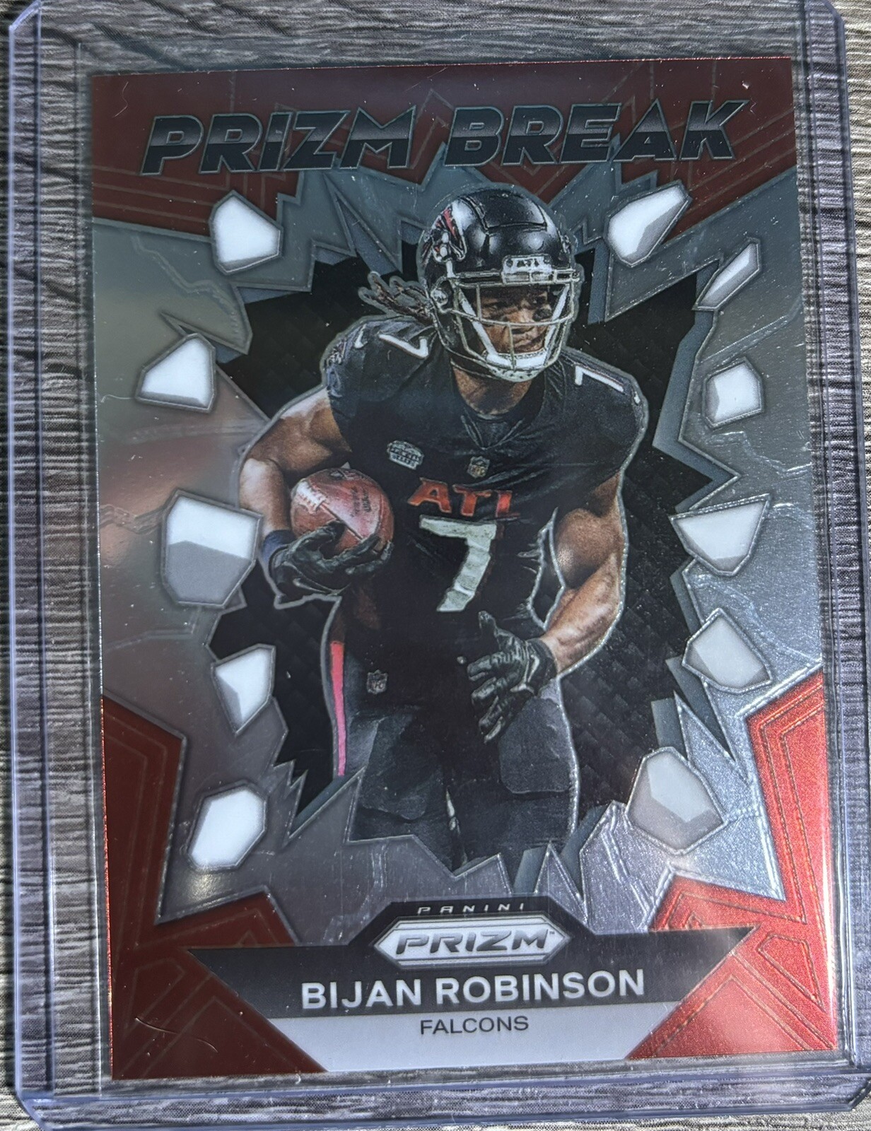 2023 Panini Prizm - Prizm Break Silver Prizm #PB-8 Bijan Robinson (RC)
