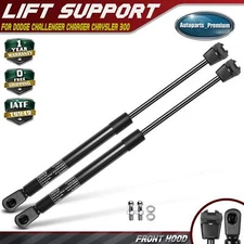 2x Front Hood Lift Supports Shocks Struts for Dodge Challenger 2008-2023 Coupe