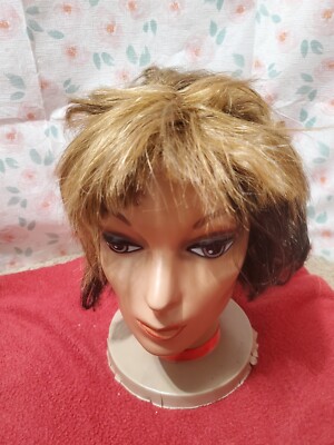 JUNEE FASHION WOMEN'S OMBRE KONE KALON MODA ACRYLIC FIBER SHORT HAIR LAYER WIG