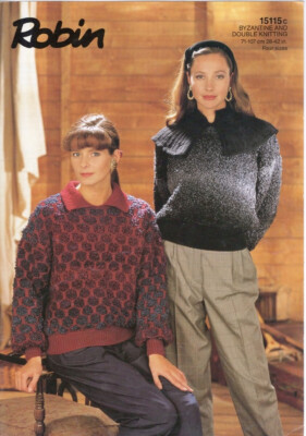 Strickanleitung in Doppelstrick von Robin für Damen 71-107cm (28-42)
