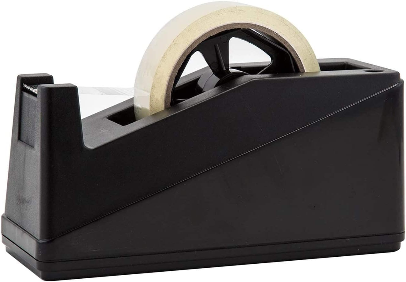 Desktop Tape Dispenser Adhesive Roll Holder (Fits 1