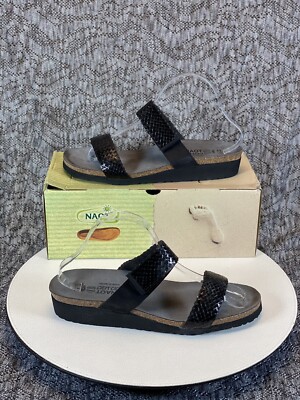 Naot Blake Sandal 4024 Women's Size 41 10 Slide Wedge